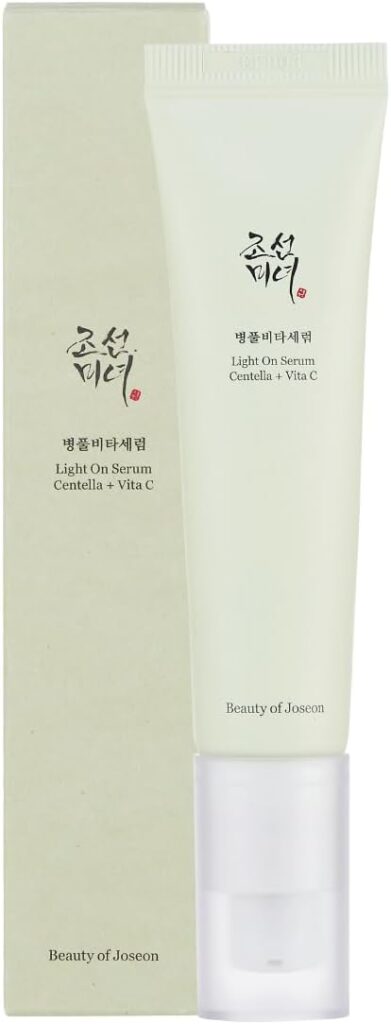 Beauty of Joseon Light On Serum: Centella + Vita C 30ml Vitamin C based serum Brightening, Moisturizing, Reduce Fine Lines(BOJ-012)